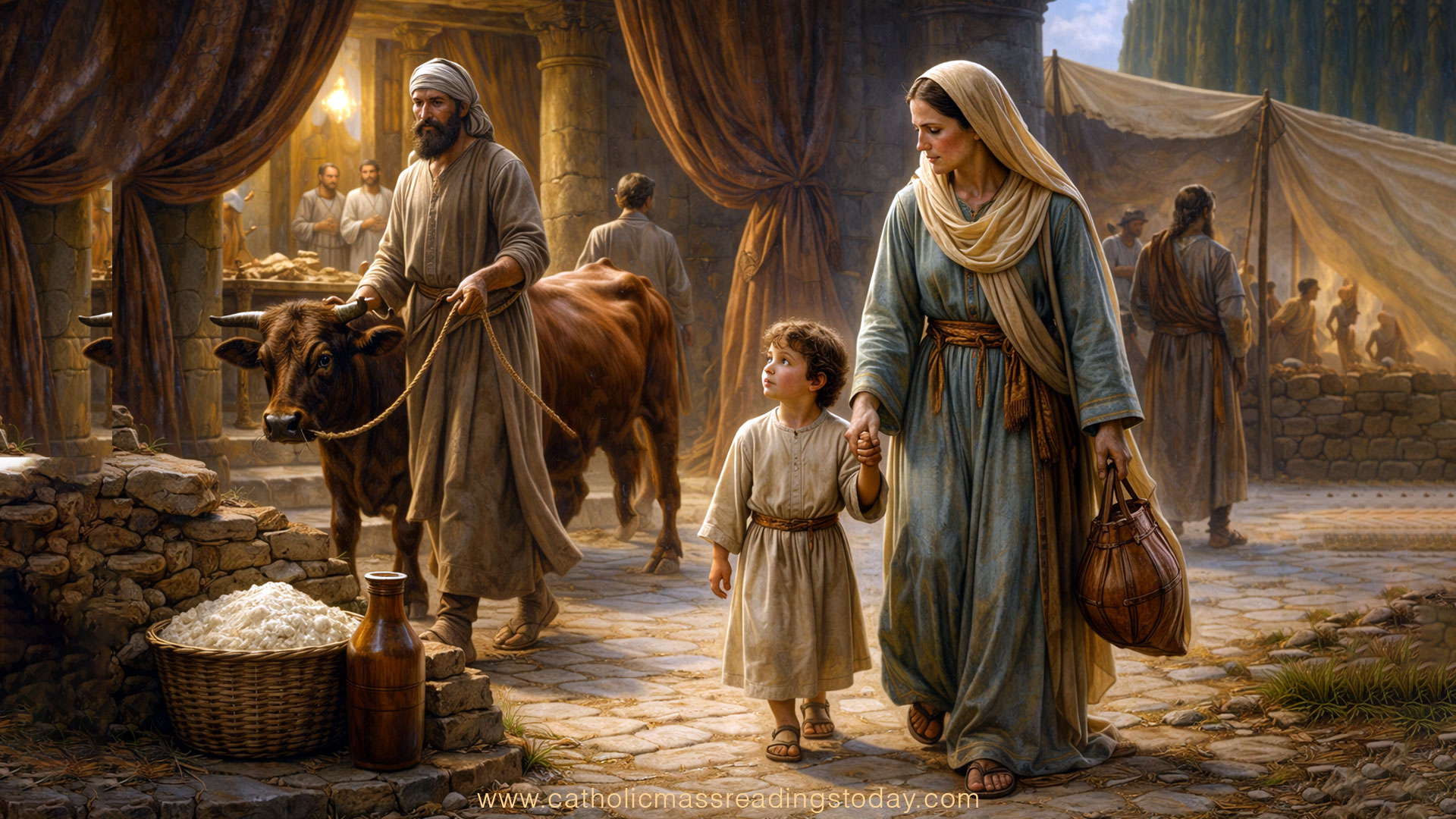 A reading from the first Book of Samuel (1 SAMUEL 1: 24 - 28)