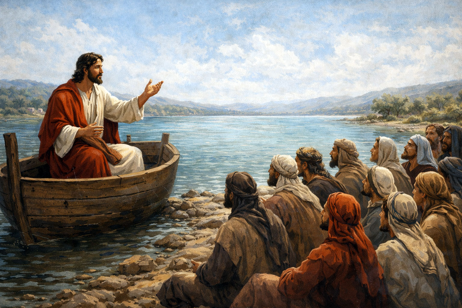 A reading from the holy Gospel according to Mark (MARK 4: 1 – 20)