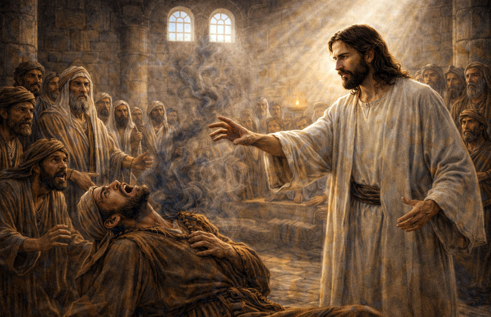 A reading from the holy Gospel according to Mark (MARK 1: 21b - 28)