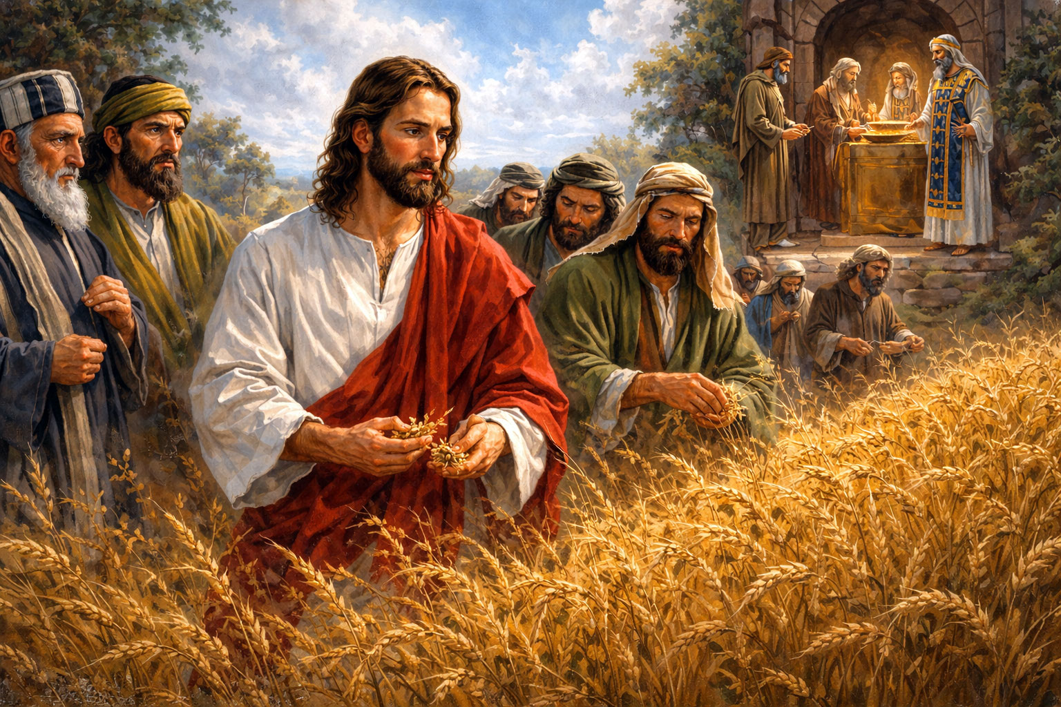 A reading from the holy Gospel according to Mark (MARK 2: 23 - 28