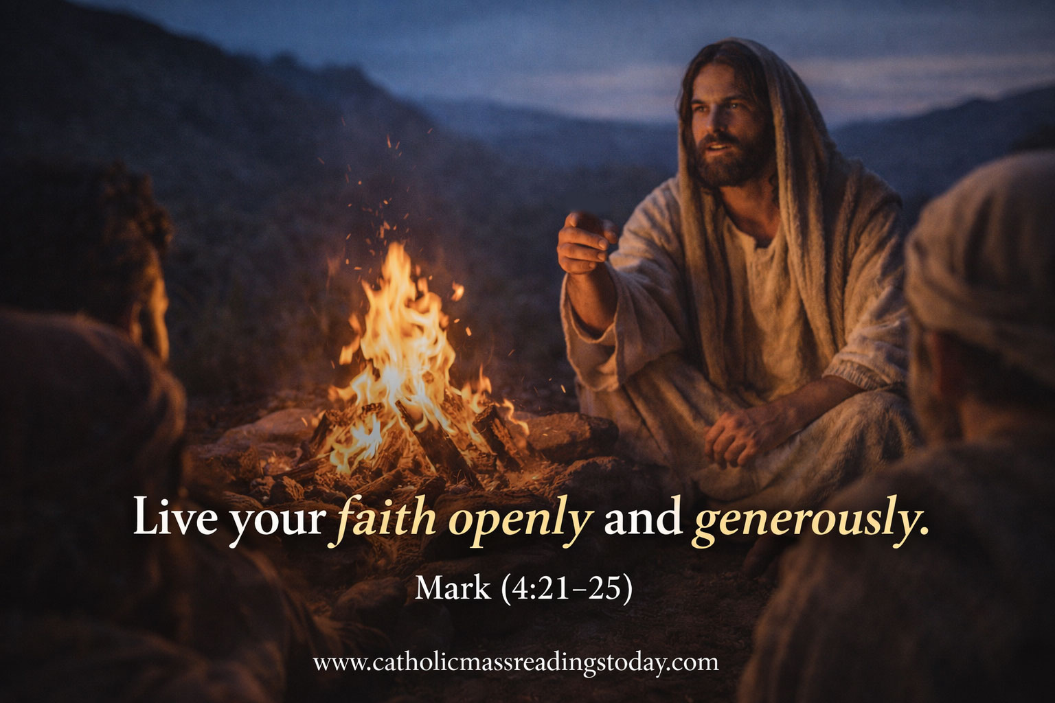Gospel Reflection from the Holy Gospel according to Mark (4:21–25)