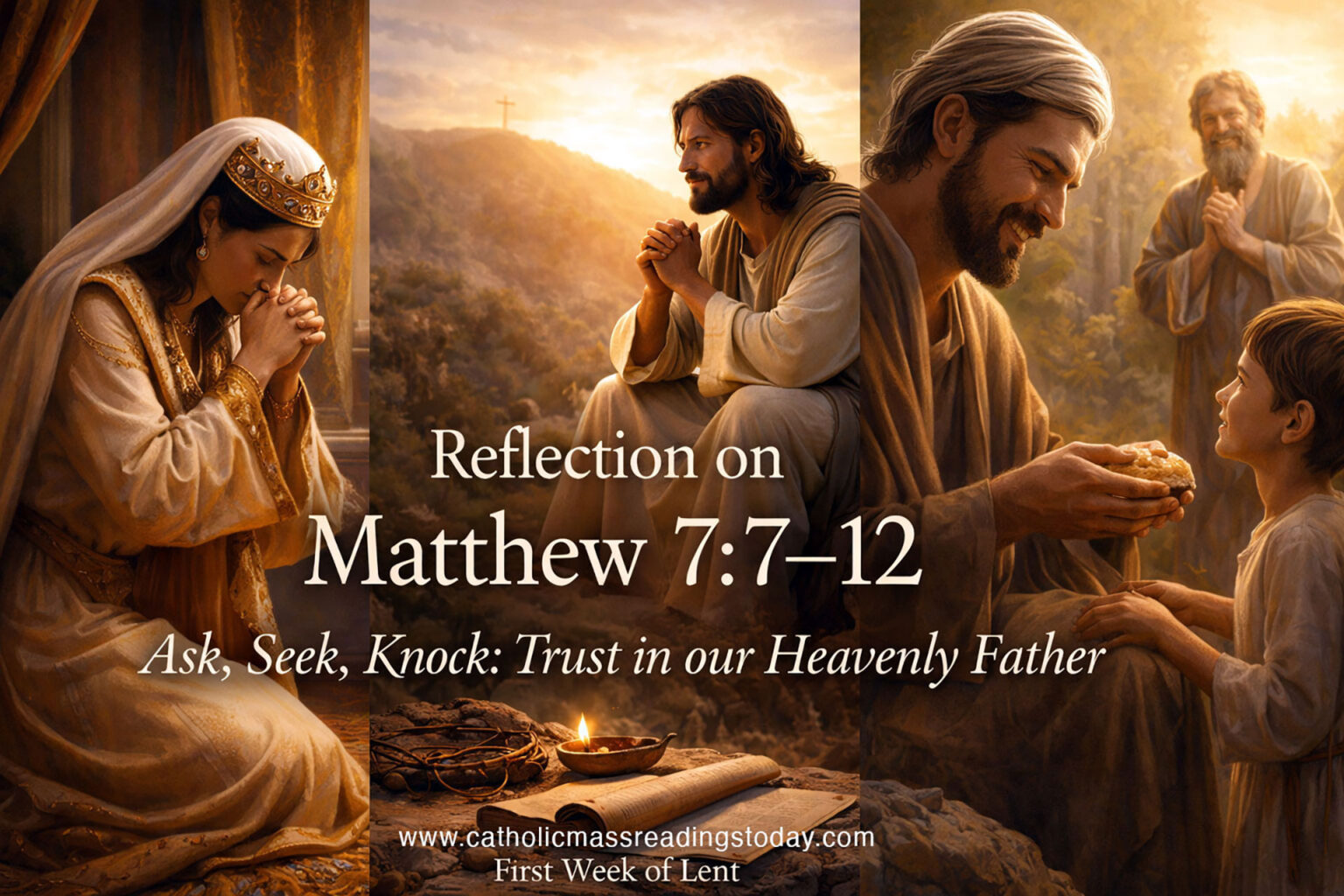 Gospel Reflection on Matthew 7: 7 - 12 - Catholic Mass Readings Today