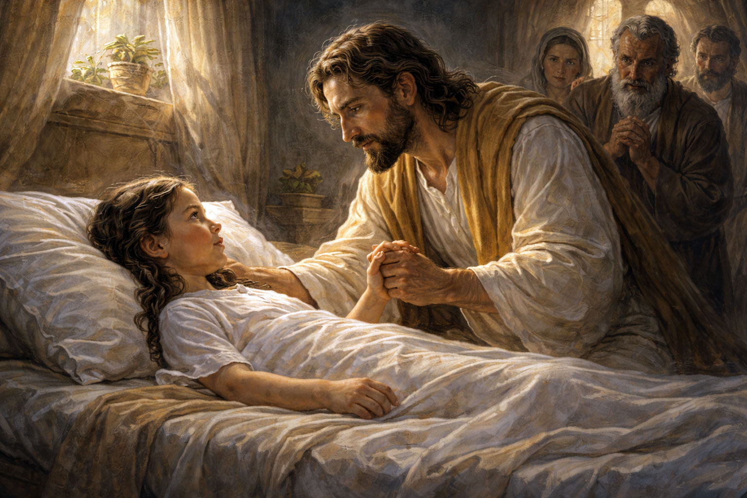 A reading from the holy Gospel according to Mark (MARK 5: 21 - 43)