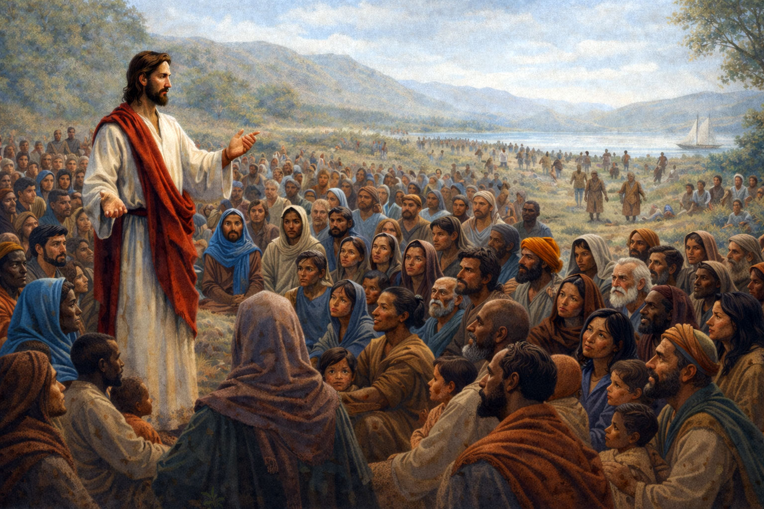 A reading from the holy Gospel according to Mark (MARK 6: 30 - 34)