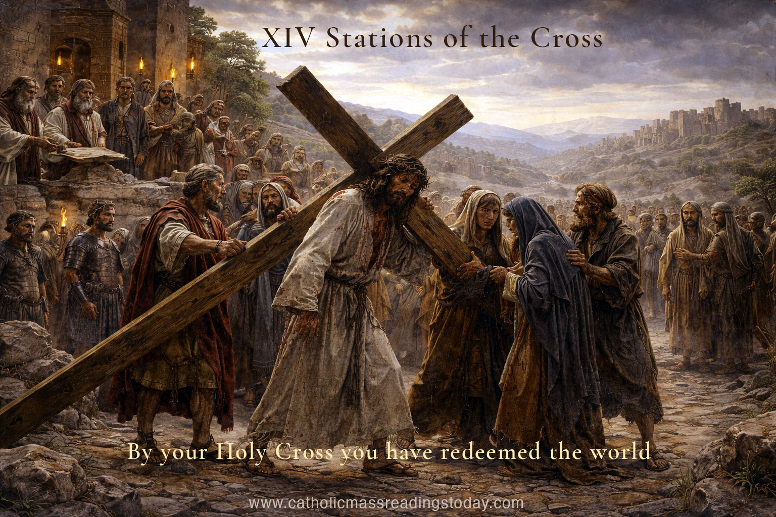 14 Stations of the Cross Prayers