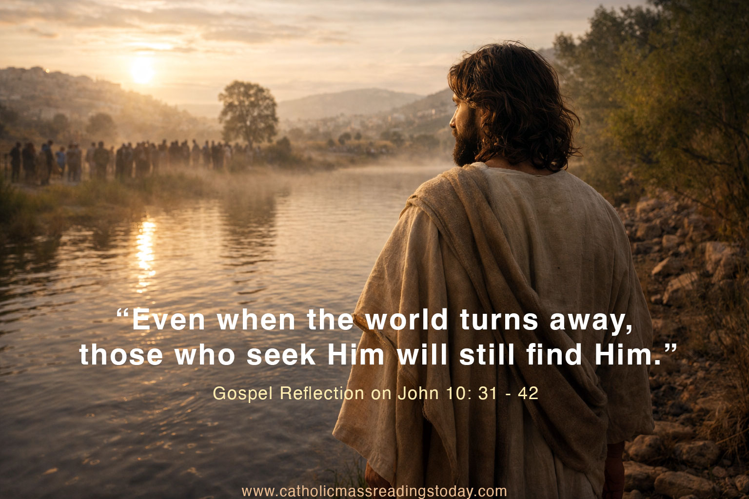 Gospel Reflection on John 10: 31 - 42