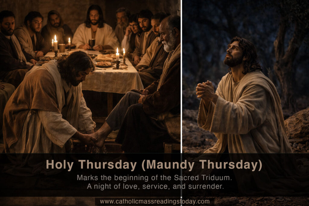 Holy Thursday - Maundy Thursday - Sacred Triduum