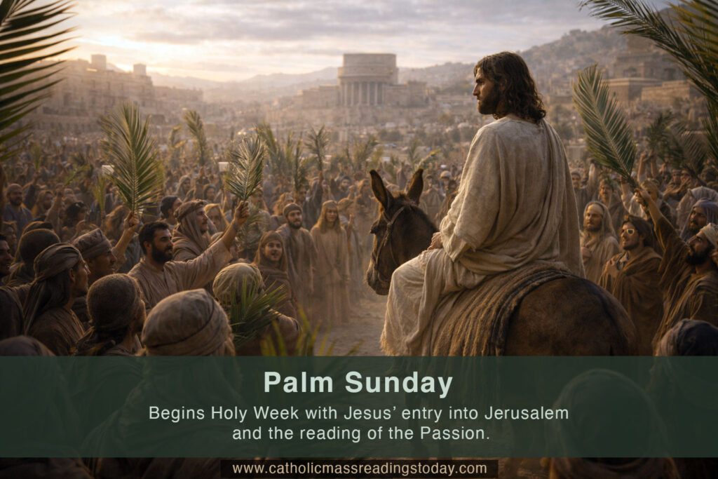 Palm Sunday Begins Holy Week