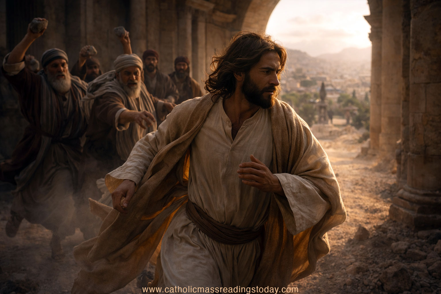 A reading from the holy Gospel according to John 10: 31 - 42