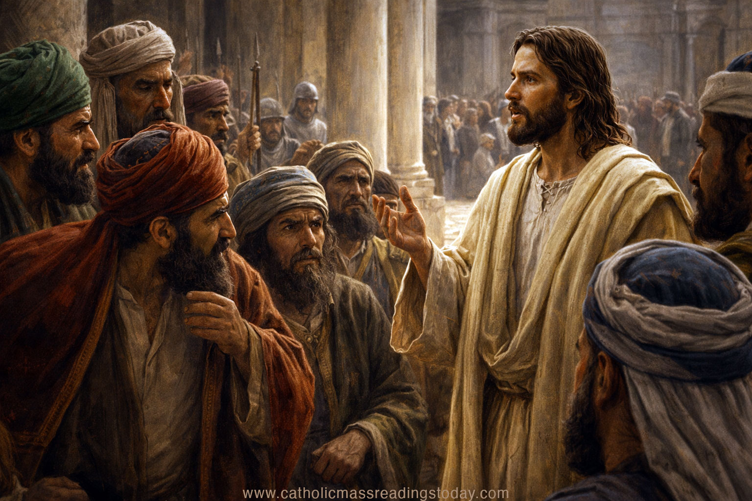 A reading from the holy Gospel according to John (JOHN 7: 1 - 2, 10, 25 - 30)