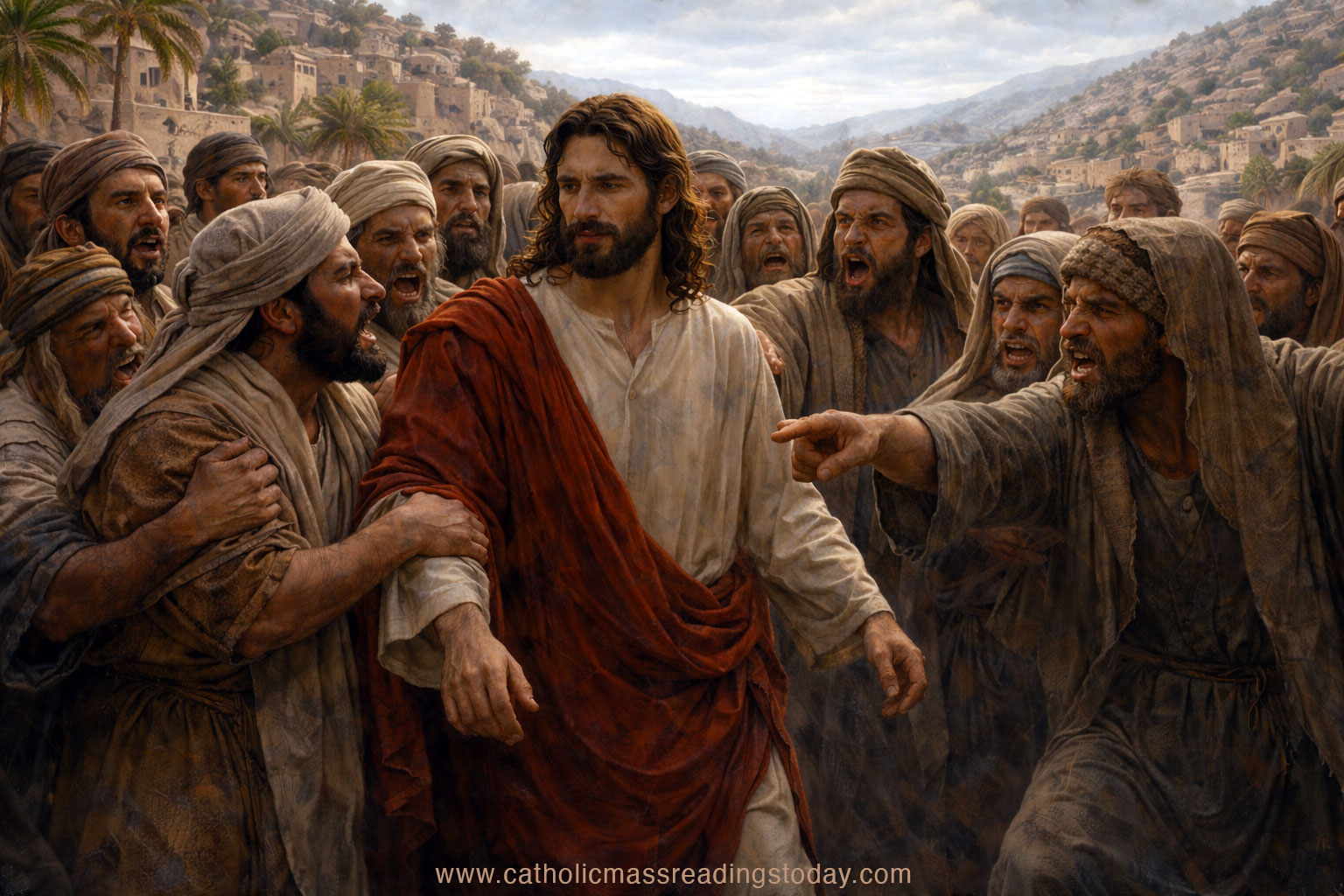 A reading from the holy Gospel according to Luke (LUKE 4: 24 - 30)