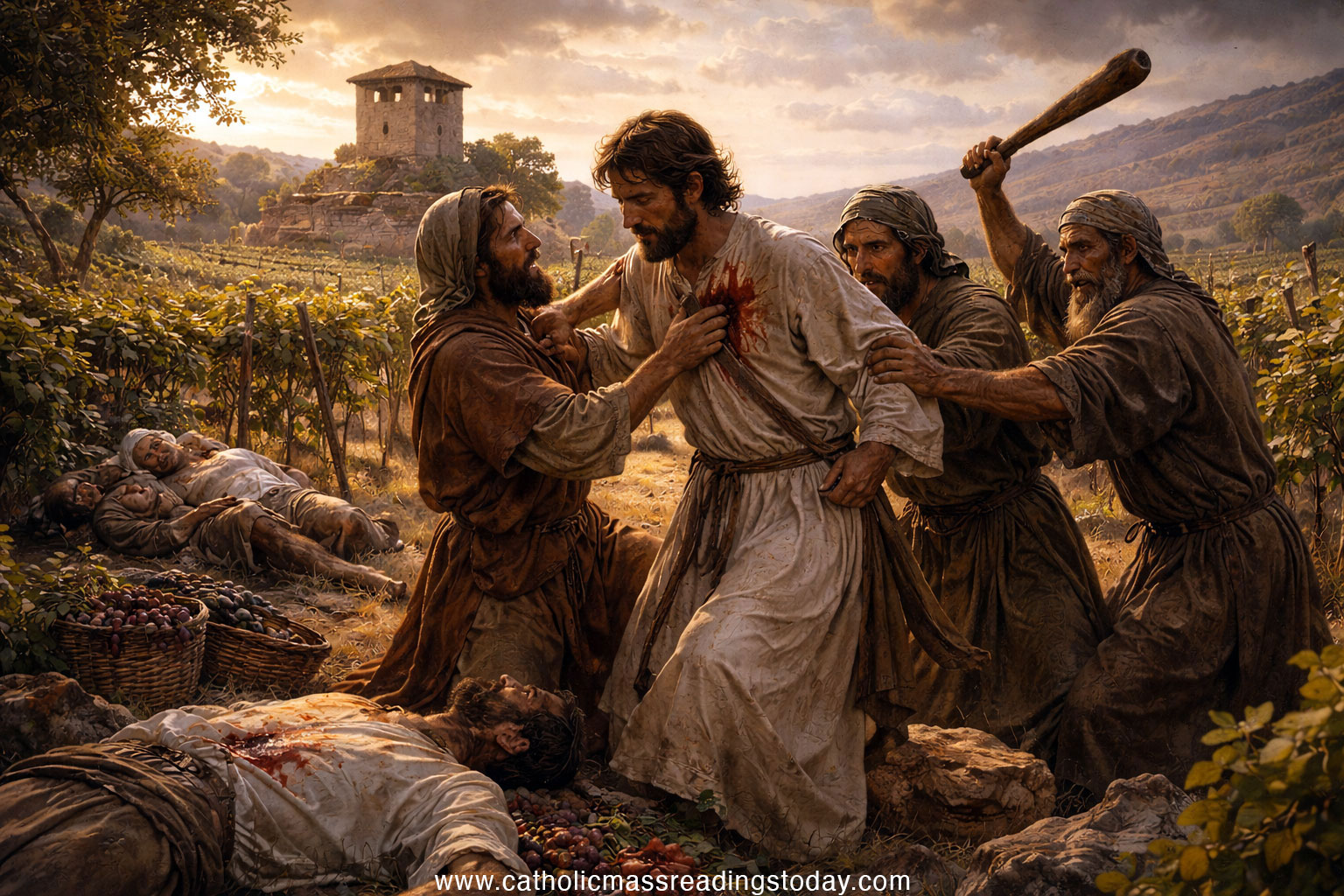 A reading from the holy Gospel according to Matthew (MATTHEW 21: 33 - 43, 45 - 46)