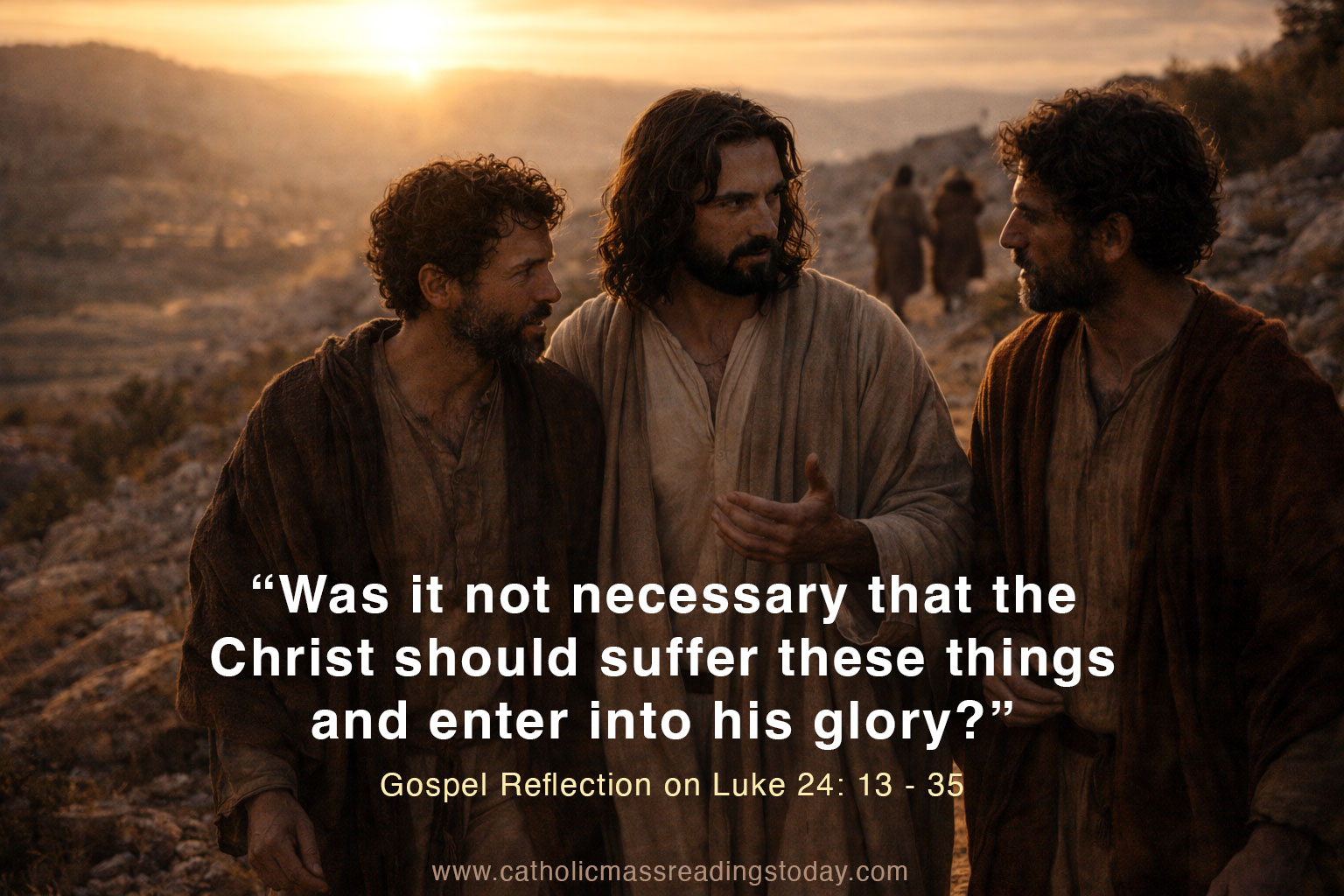 Gospel Reflection on Luke 24: 13 - 35