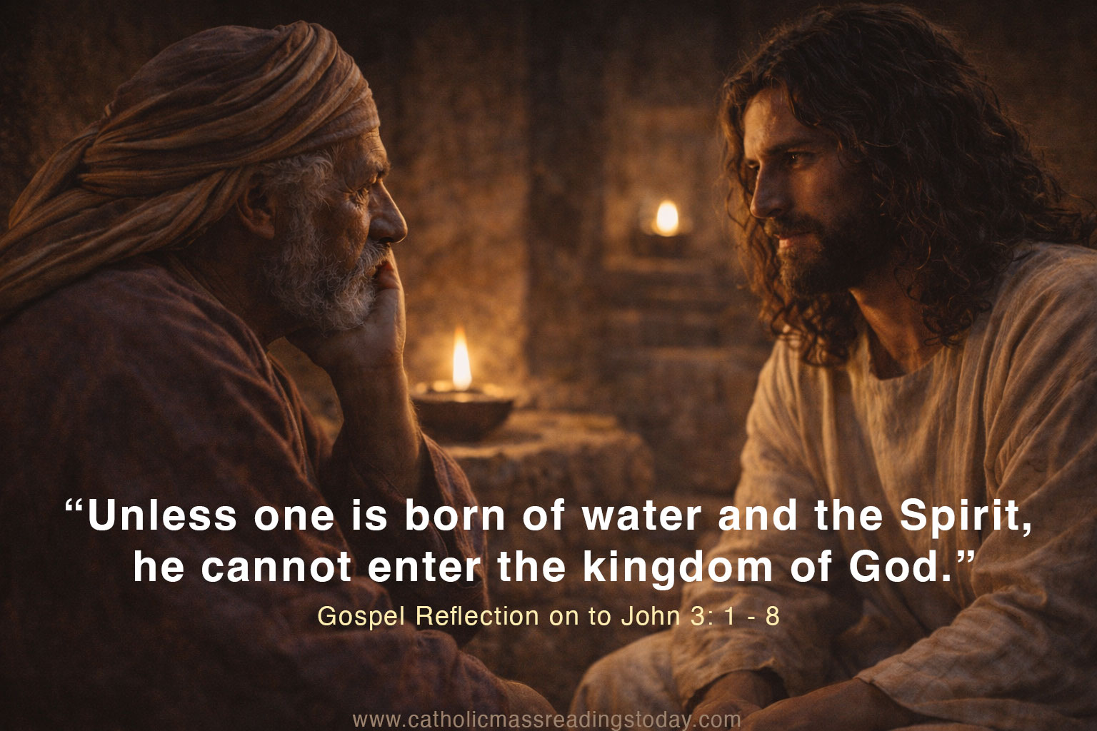 Gospel Reflection on to John 3: 1 - 8