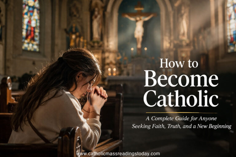 How to Become Catholic: A Complete Guide for Anyone Seeking Faith, Truth, and a New Beginning