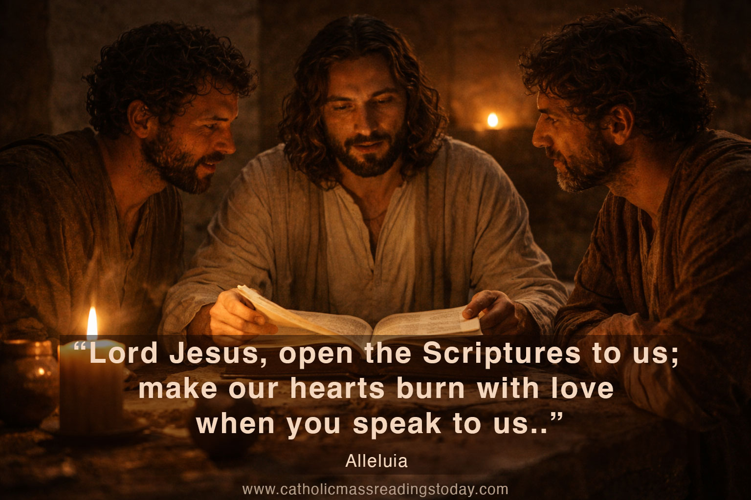 Lord Jesus, open the Scriptures to us