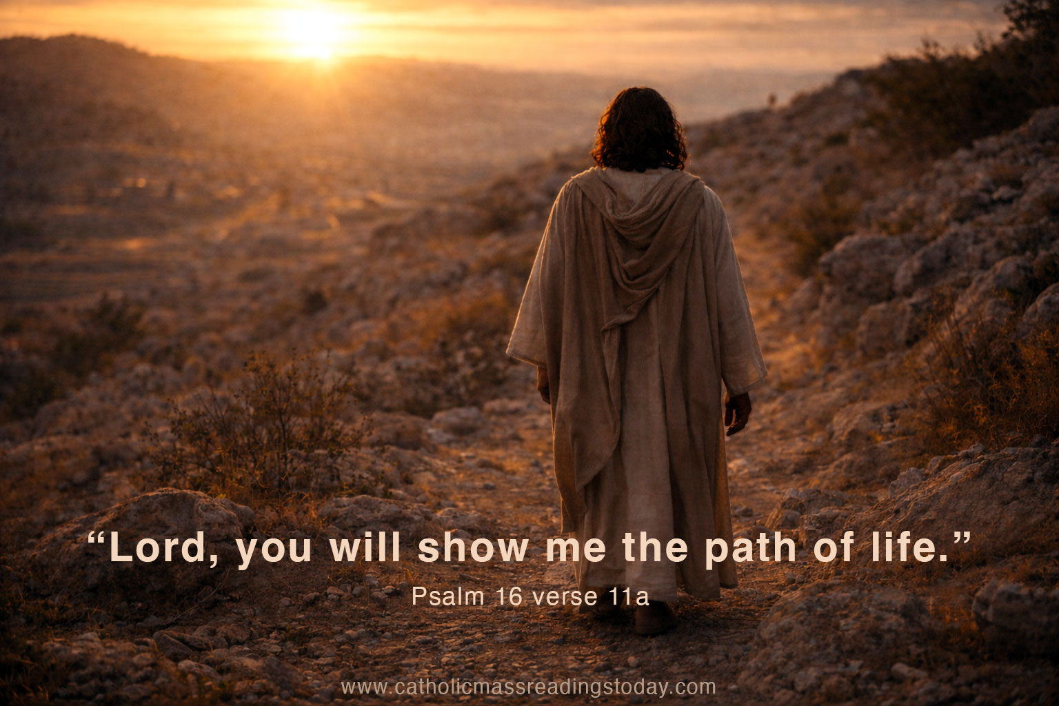 Lord, you will show me the path of life