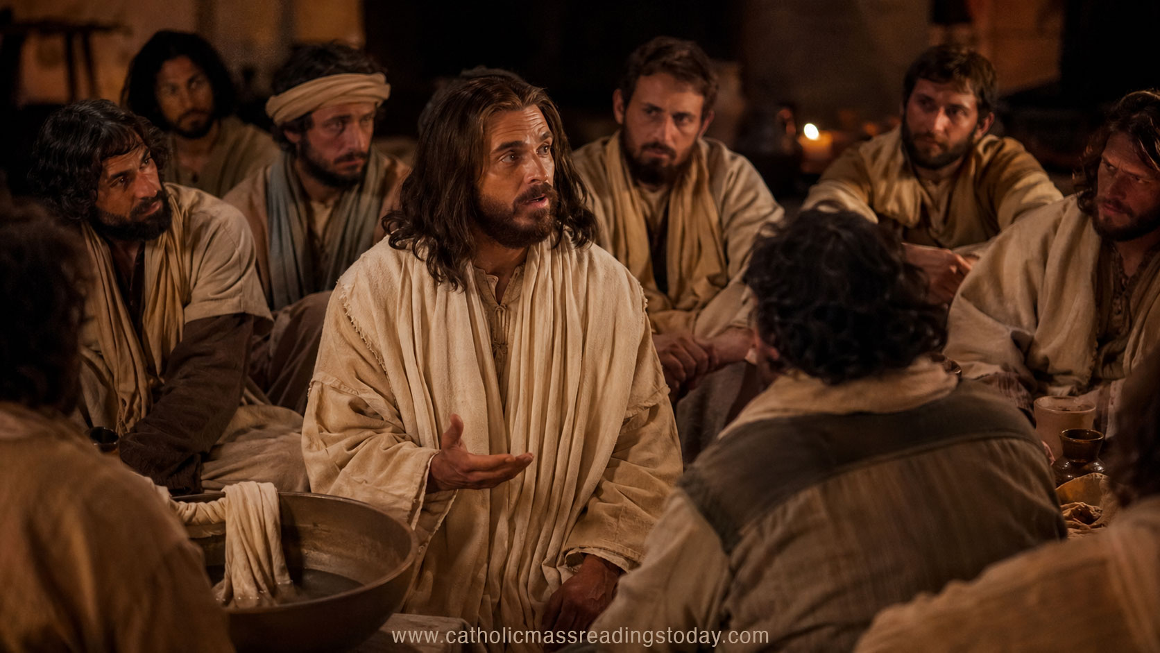 A reading from the holy Gospel according to John 13: 16 - 20