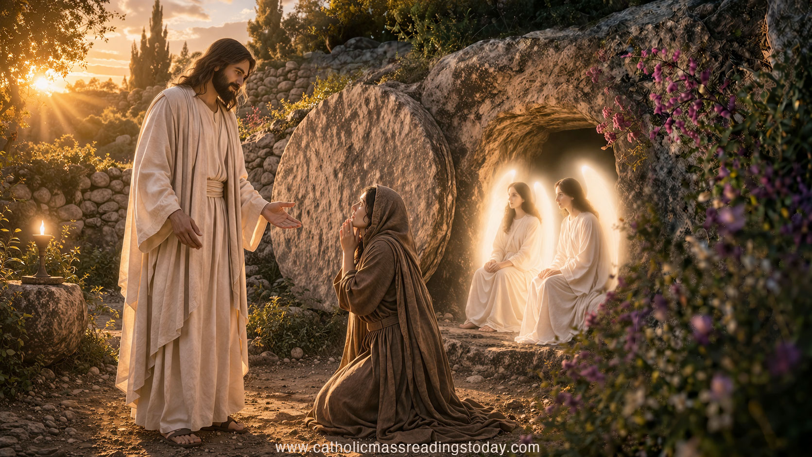 A reading from the holy Gospel according to John 20: 11 - 18