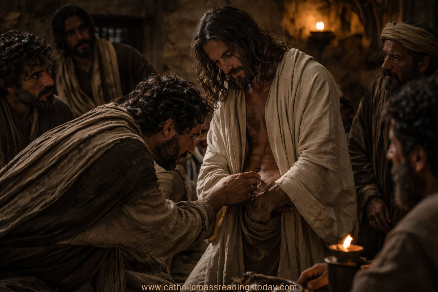 A reading from the holy Gospel according to John 20: 19 - 31