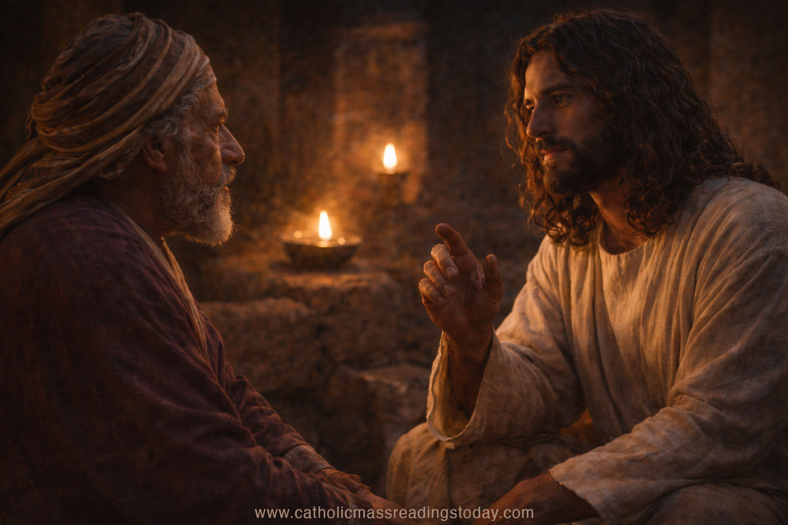 A reading from the holy Gospel according to John 3: 1 - 8