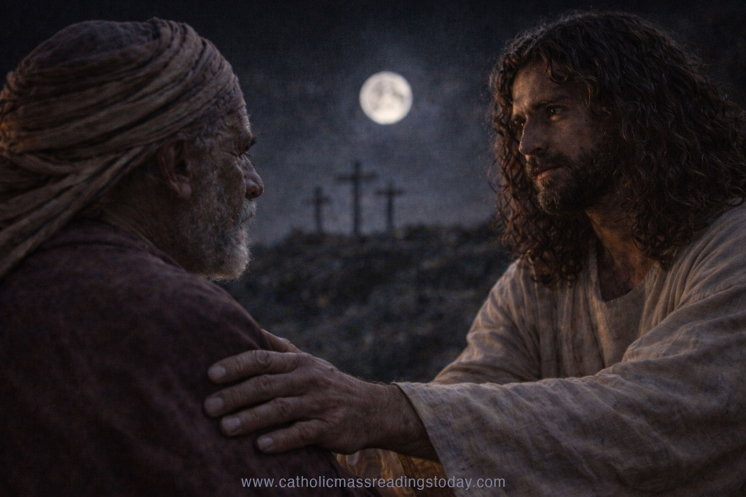 A reading from the holy Gospel according to John 3: 16 - 21