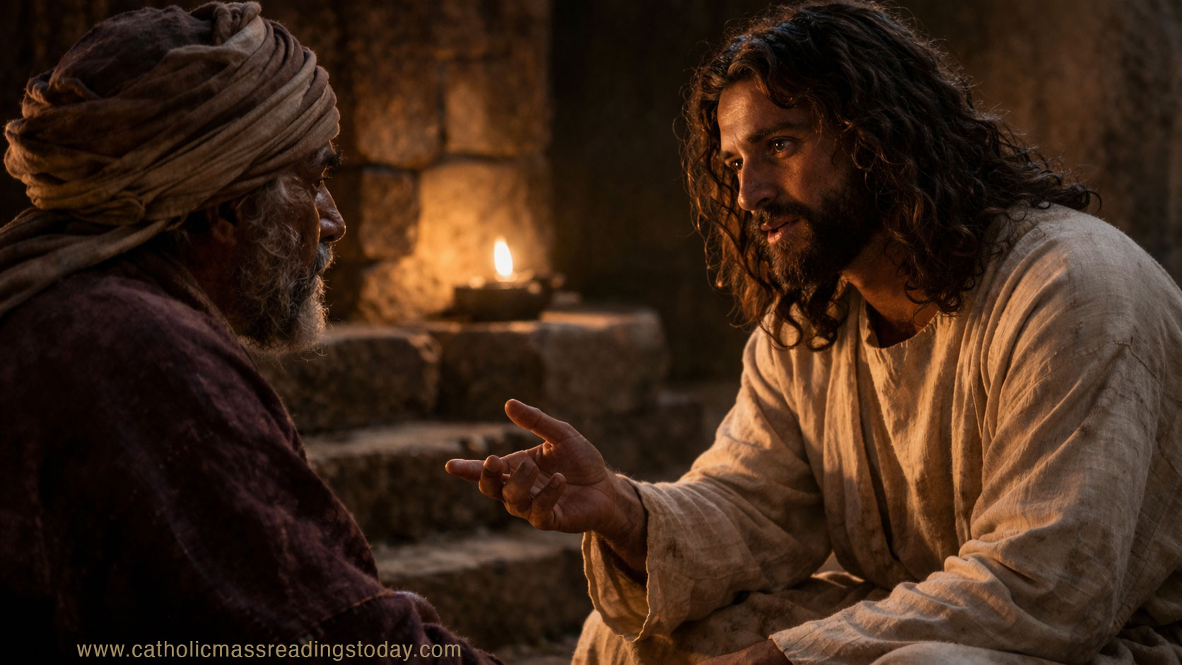 A reading from the holy Gospel according to John 3: 7b - 15