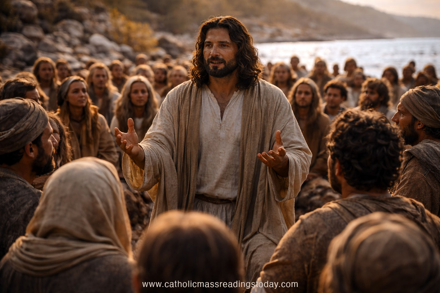 A reading from the holy Gospel according to John 6:30-35