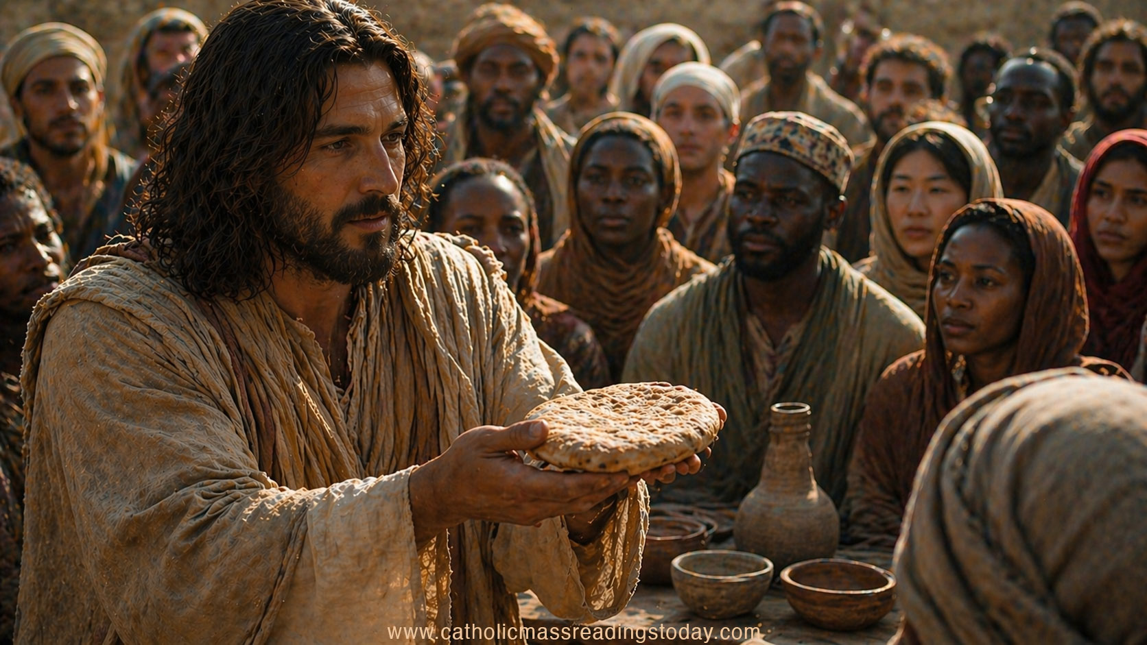 A reading from the holy Gospel according to John 6: 44 - 51