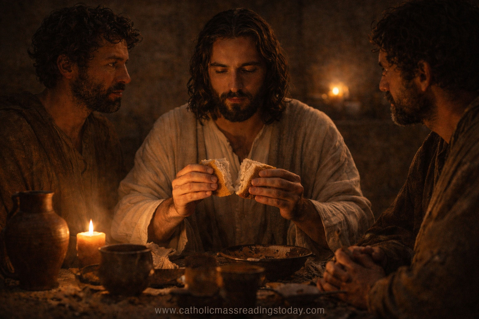 A reading from the holy Gospel according to Luke 24: 13 - 35