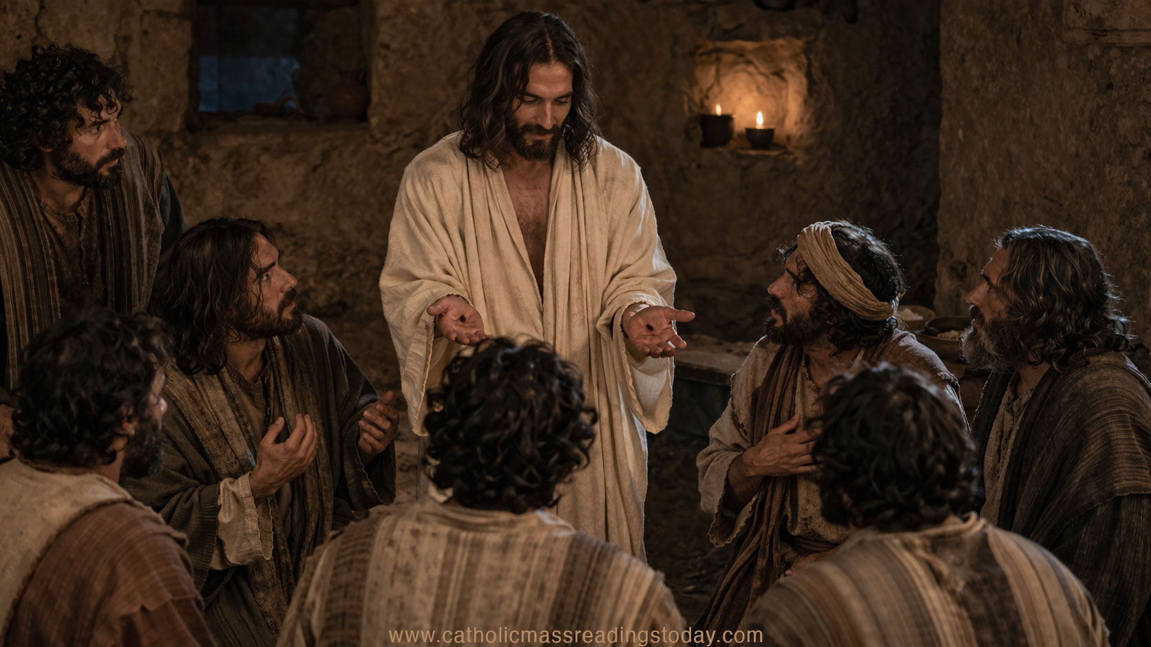 A reading from the holy Gospel according to Luke 24: 35 - 48