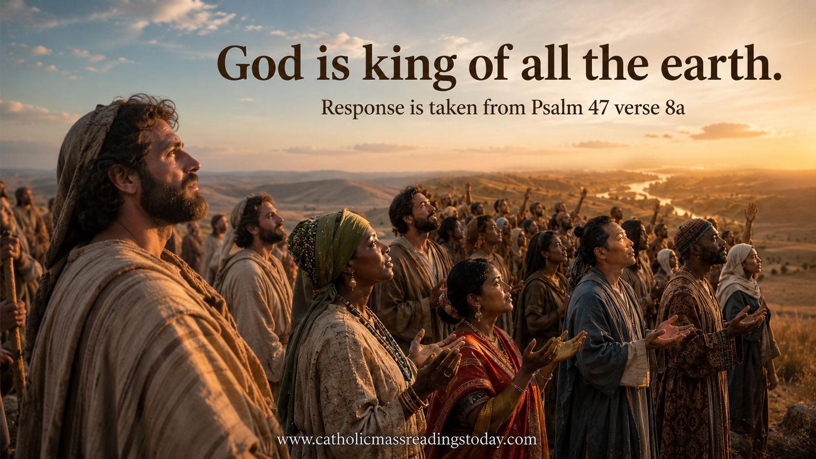 God is king of all the earth