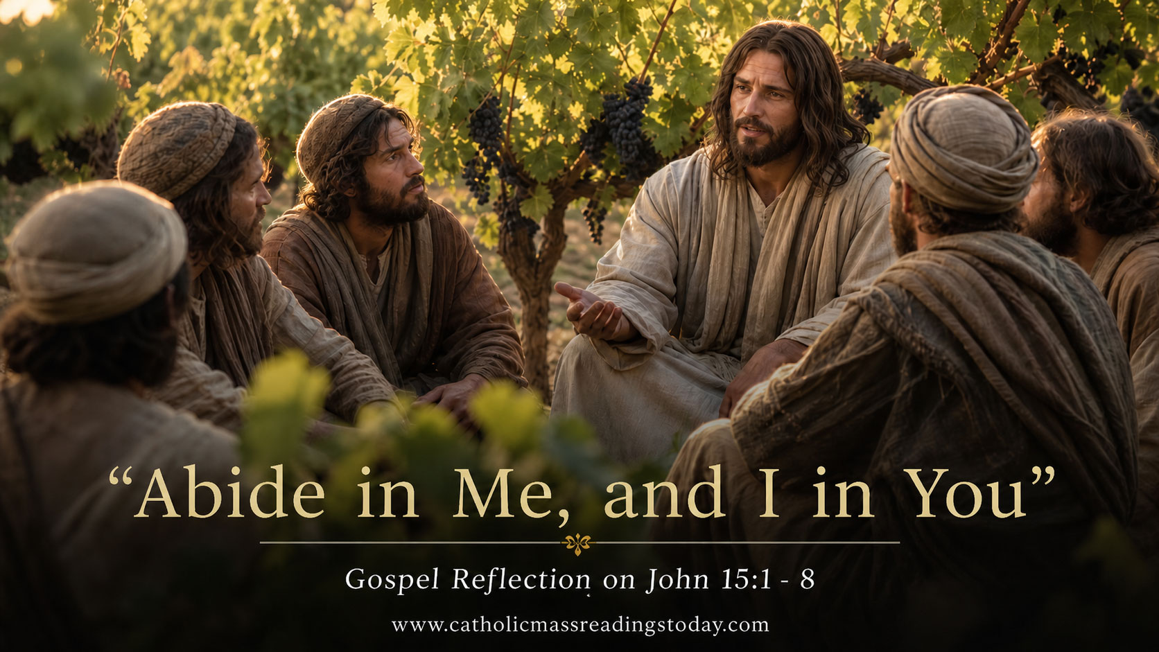 Gospel Reflection on John 15: 1 - 8