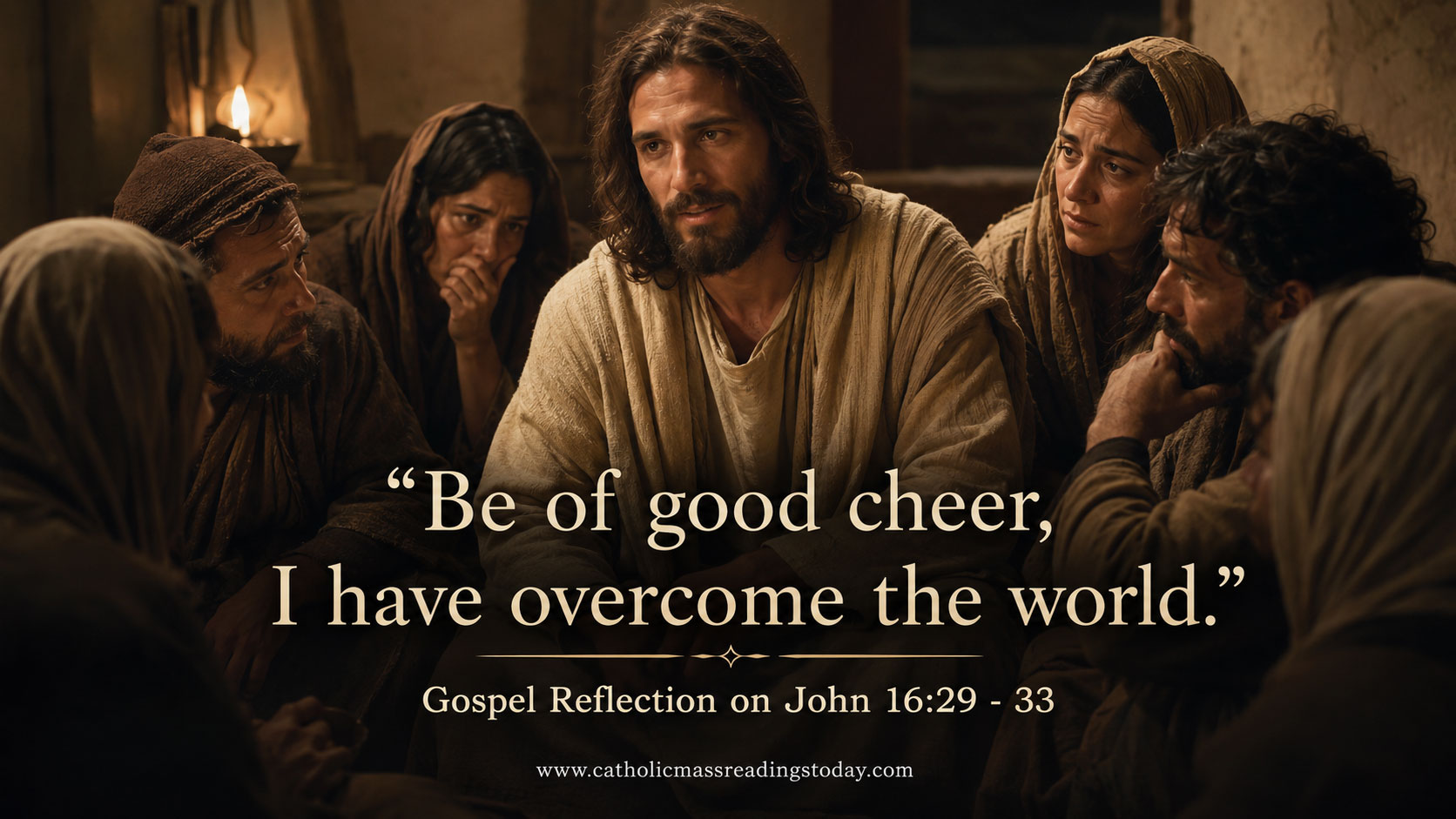 Gospel Reflection on John 16:29 - 33