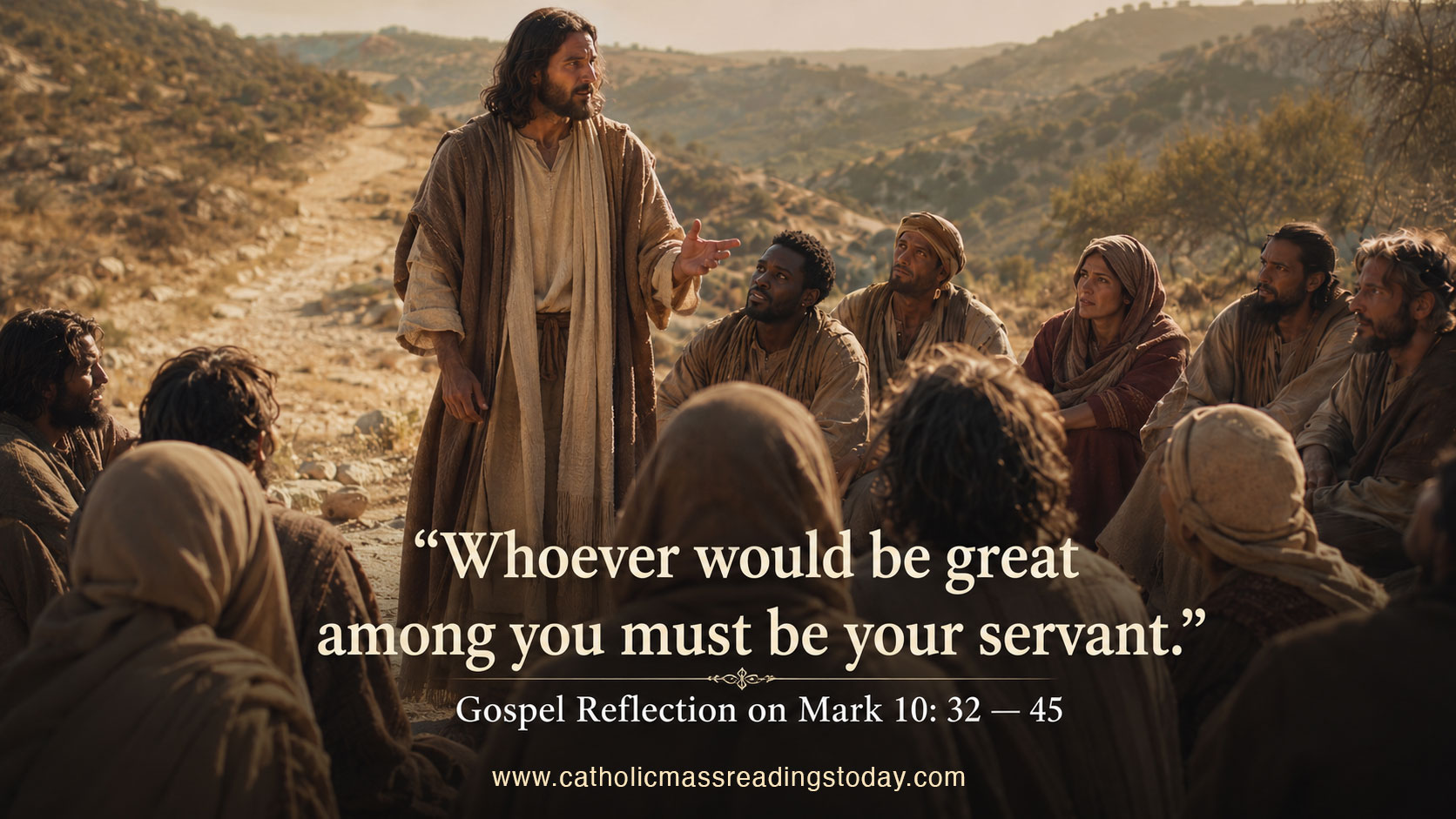Gospel Reflection on Mark 10:32 - 45