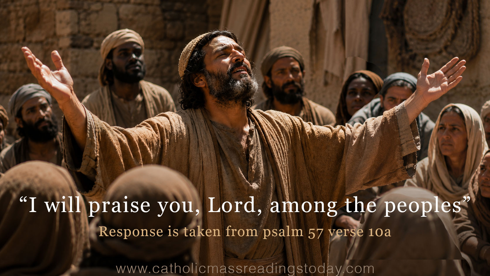 I will praise you, Lord, among the peoples