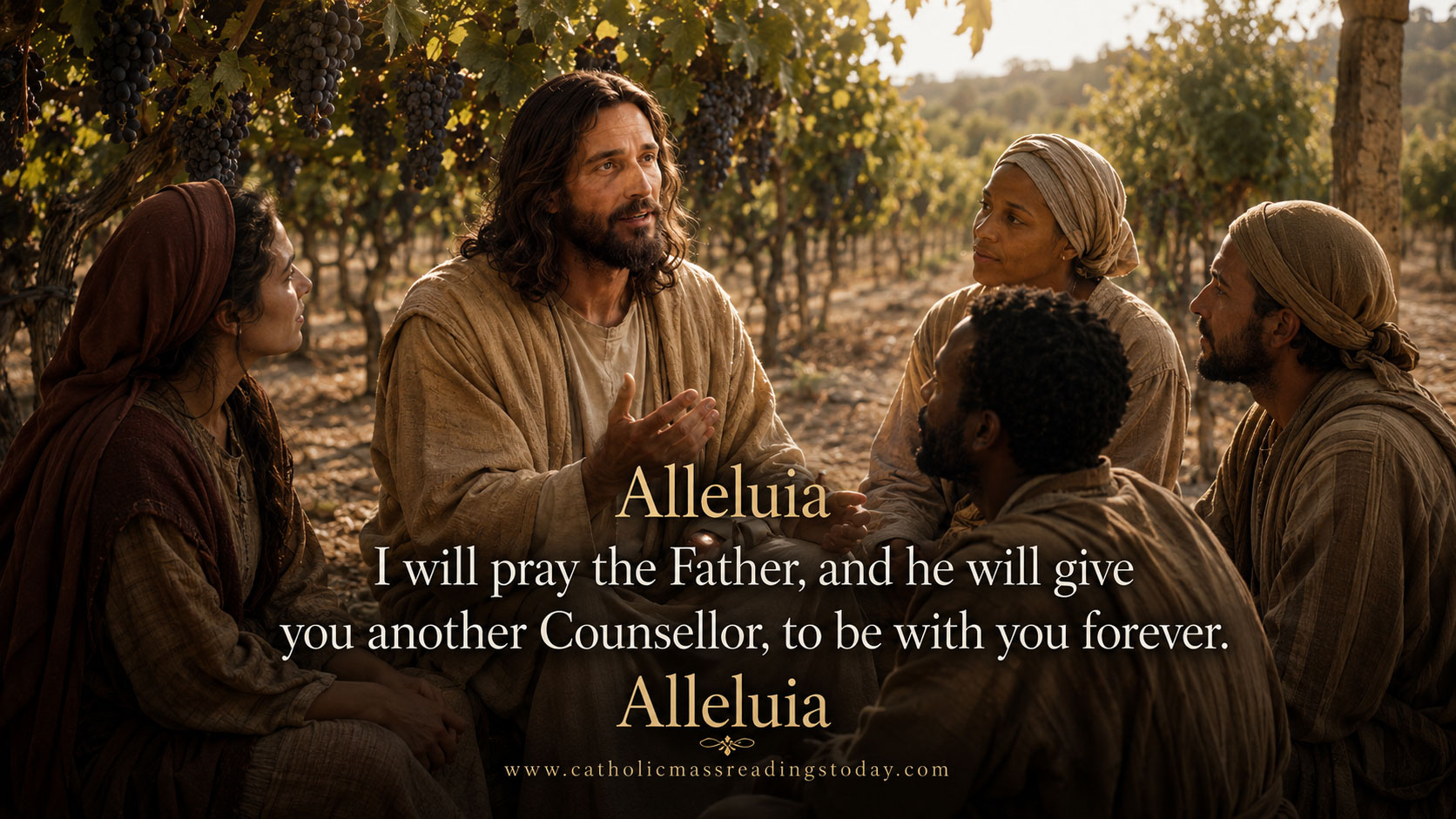 I will pray the Father, and he will give you another Counsellor, to be with you forever
