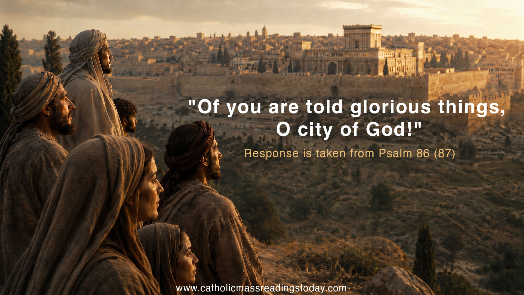 Of you are told glorious things, O city of God