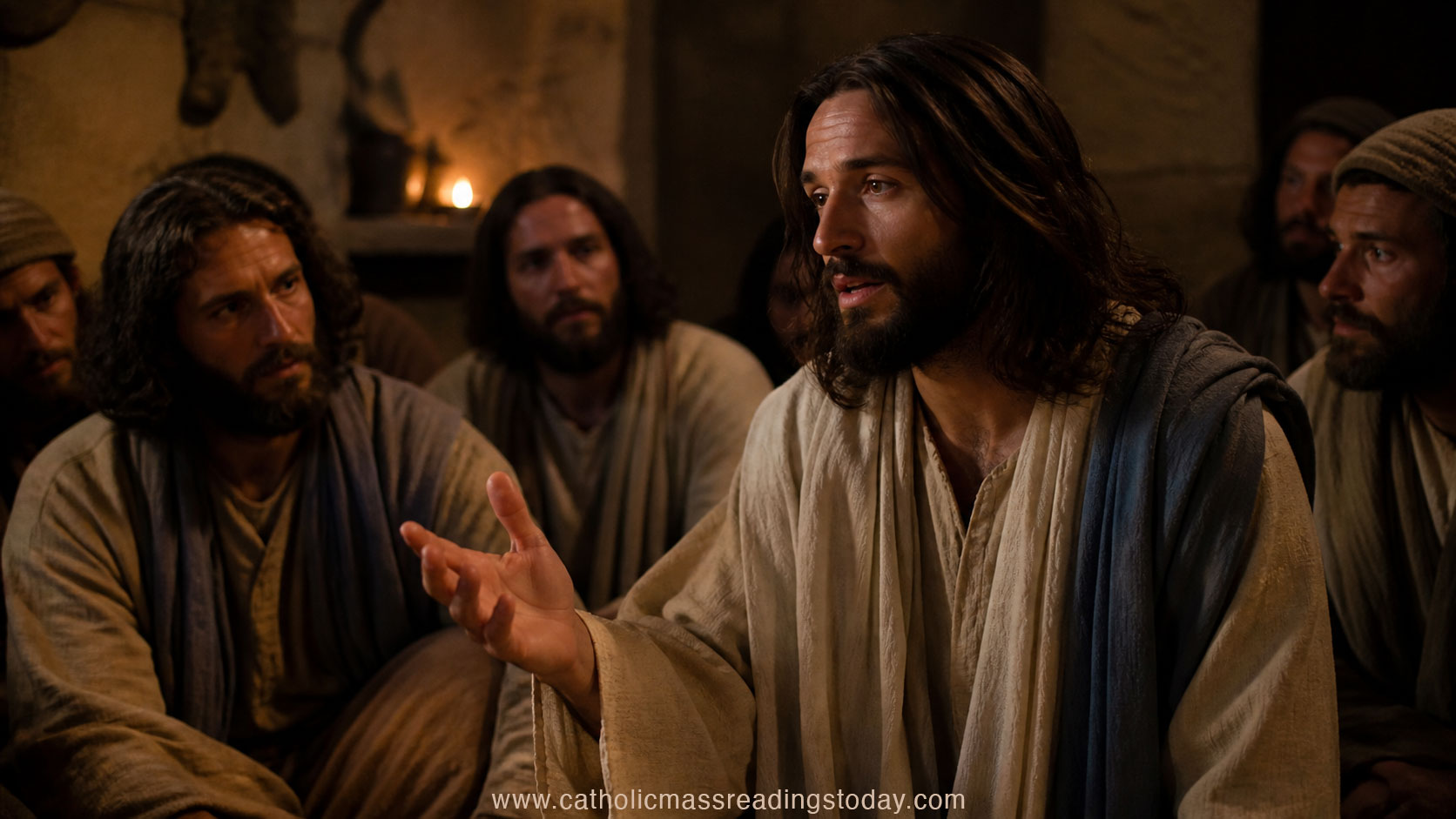 A reading from the holy Gospel according to John 14: 27 - 31a