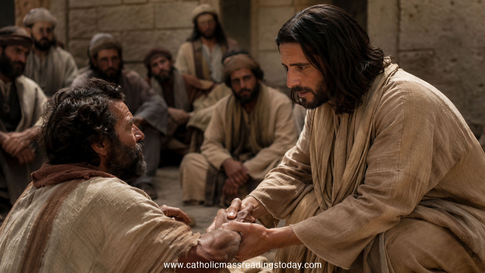 A reading from the holy Gospel according to John 15:12 - 17