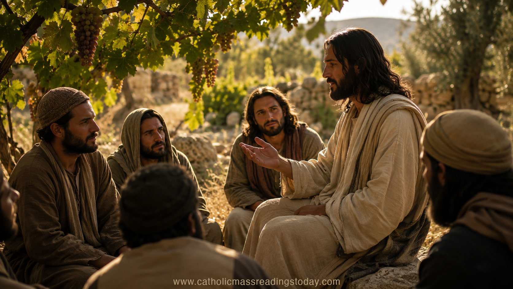 A reading from the holy Gospel according to John 15:9-11