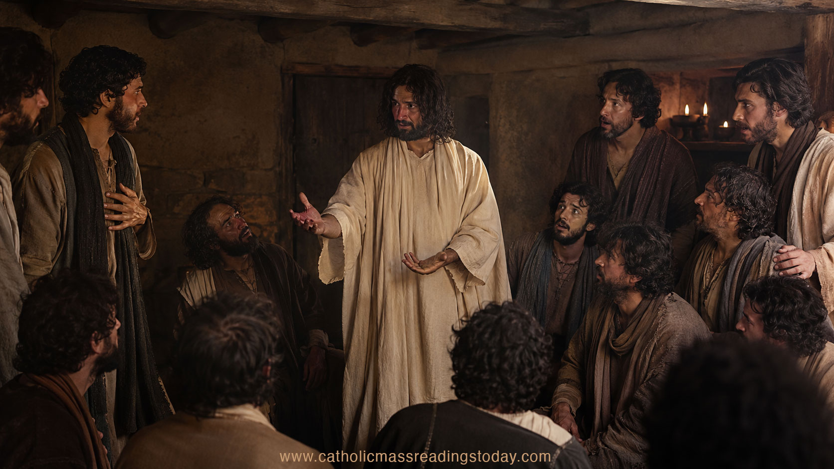 A reading from the holy Gospel according to John 20: 19 - 23