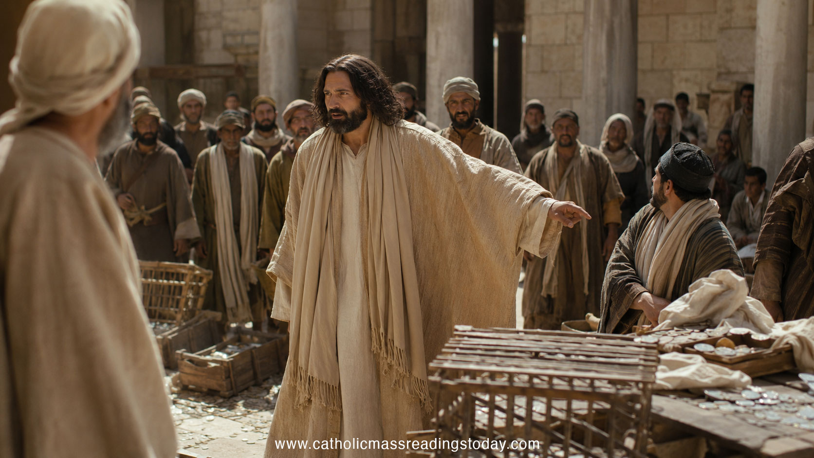 A reading from the holy Gospel according to Mark 11: 11 - 25