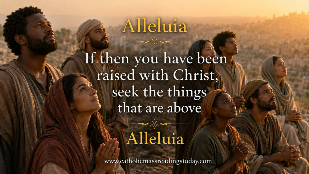 If then you have been raised with Christ, seek the things that are above