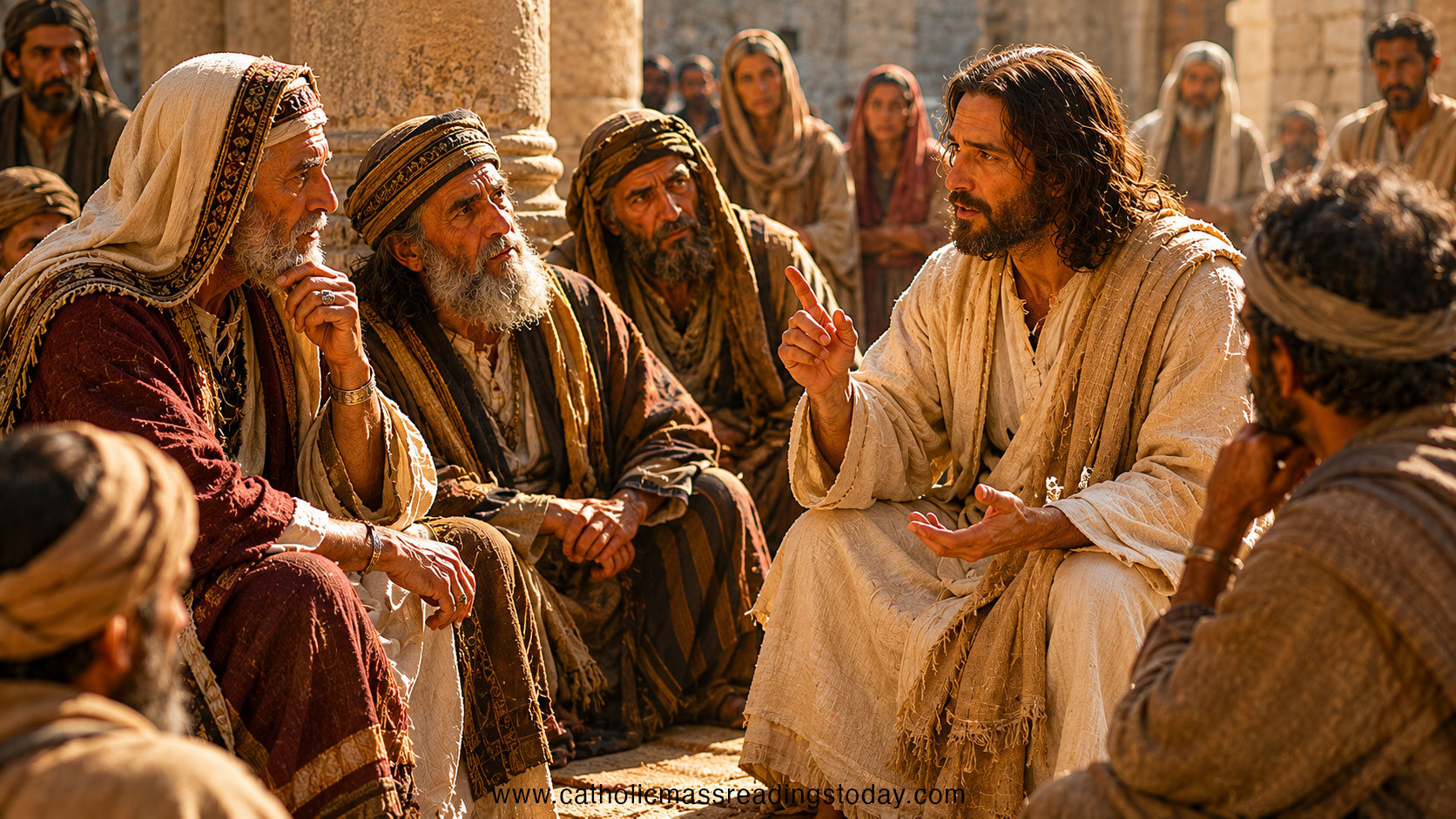A reading from the holy Gospel according to Mark 12: 18 - 27