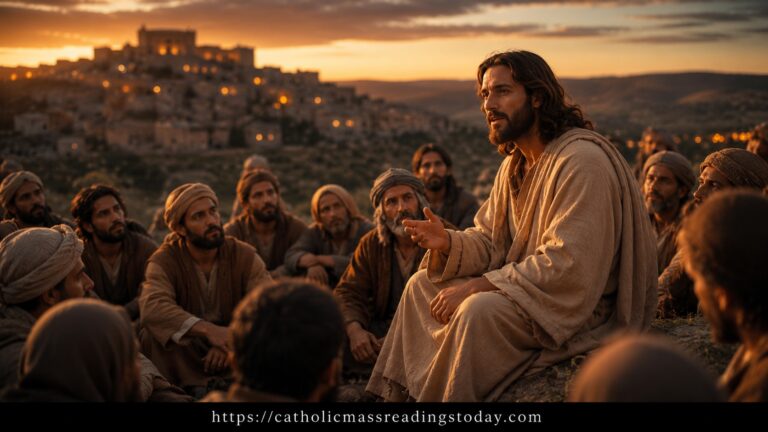 A reading from the holy Gospel according to Matthew 5: 13 – 16
