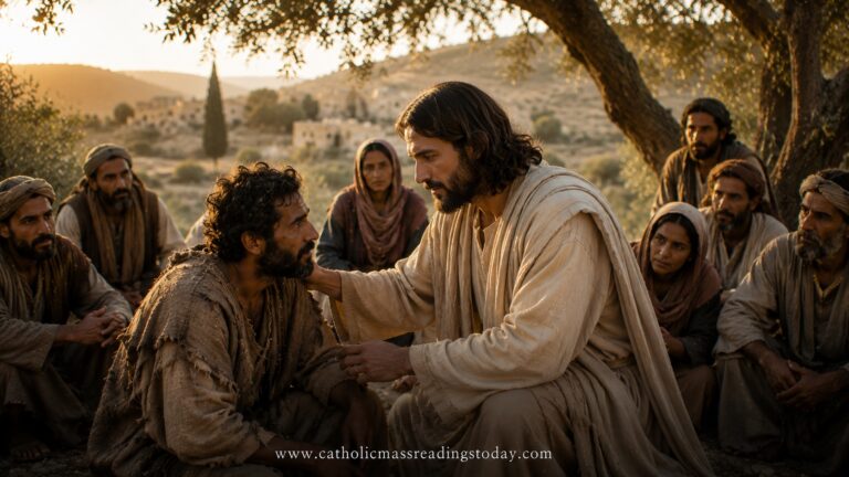 A reading from the holy Gospel according to Matthew 5: 43 - 48