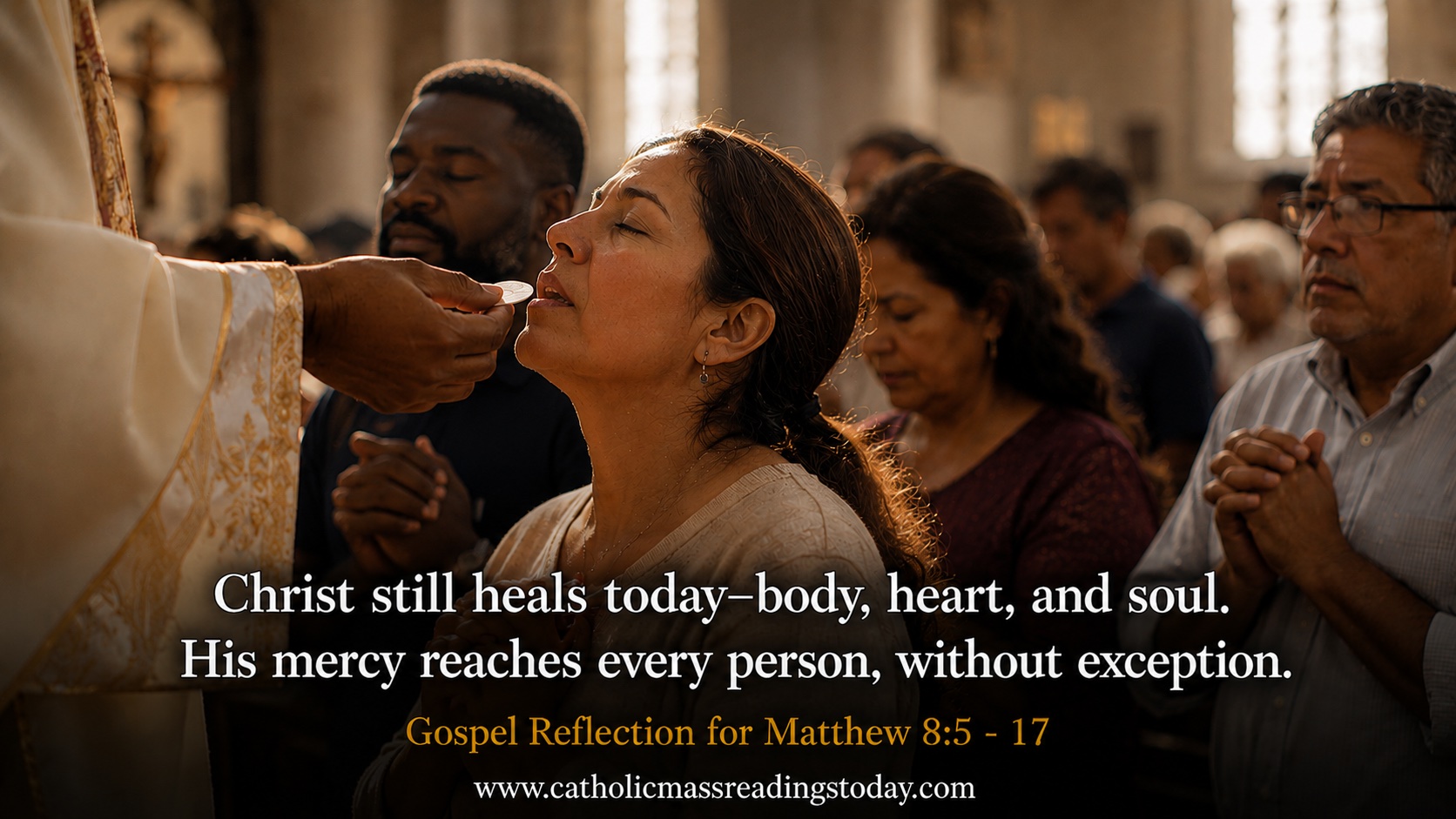 Gospel Reflection for Matthew 8:5 -17