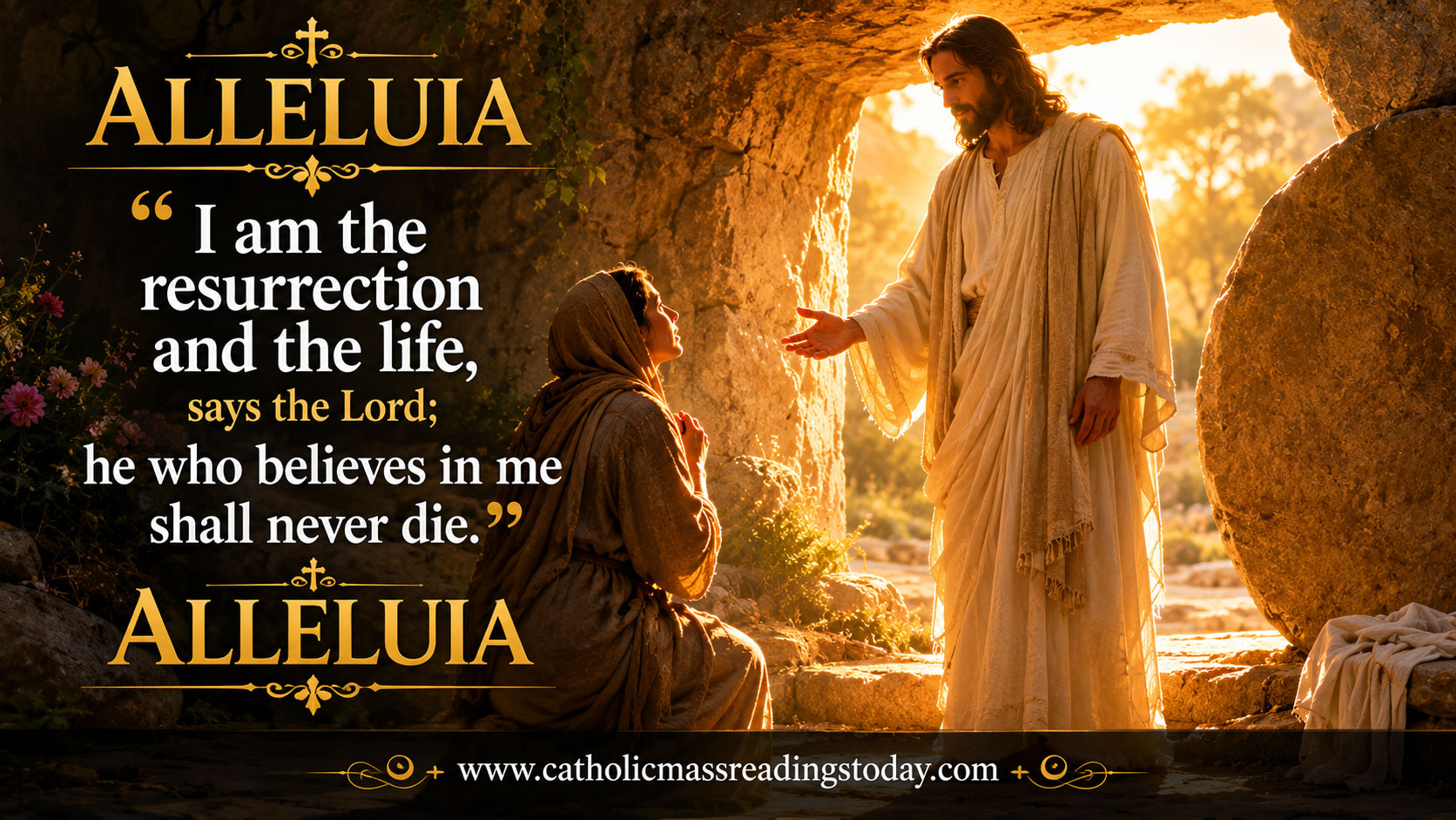 I am the resurrection and the life, says the Lord