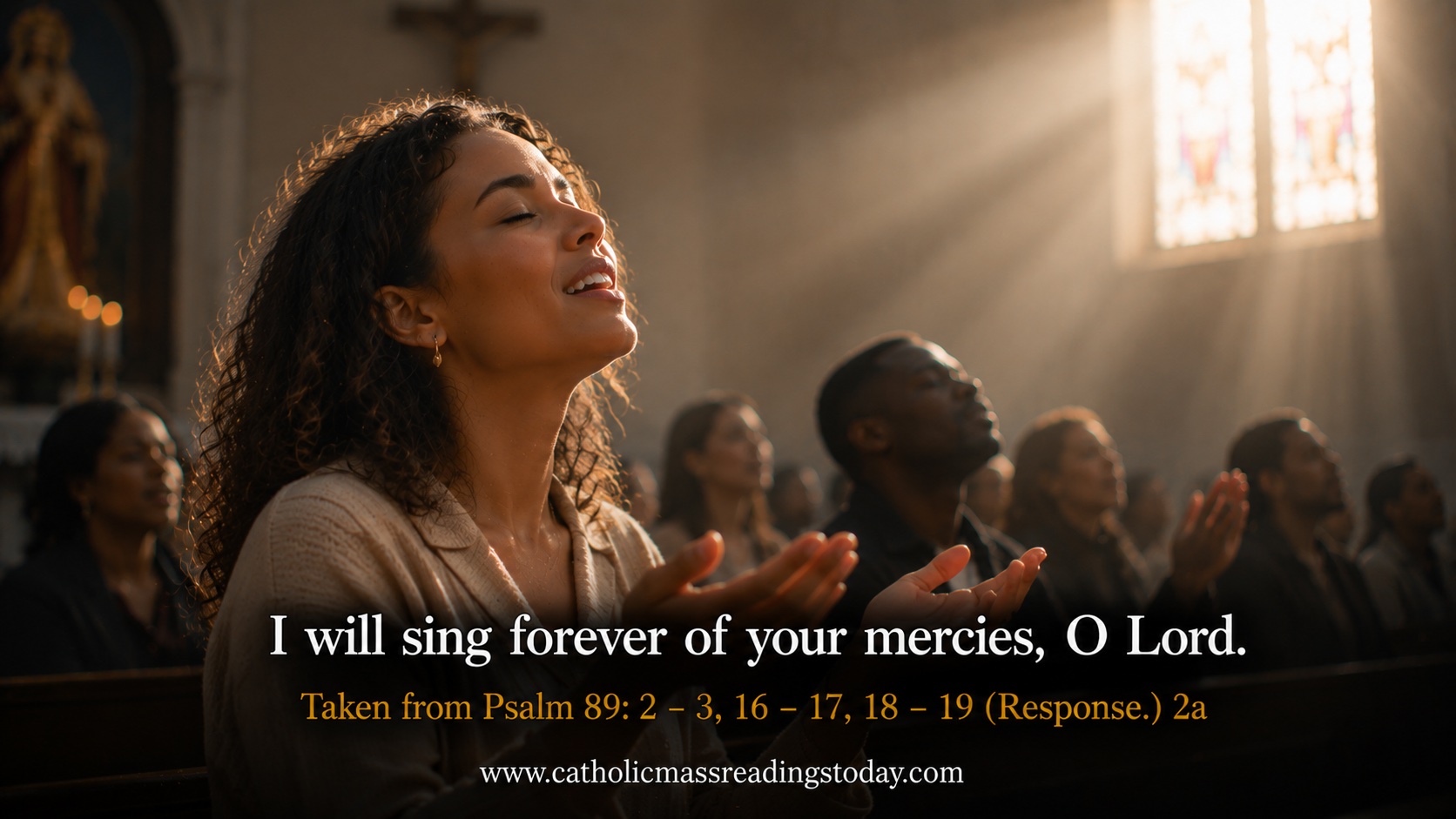 I will sing forever of your mercies, O Lord